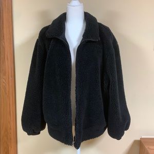 Warm Black Teddy Coat